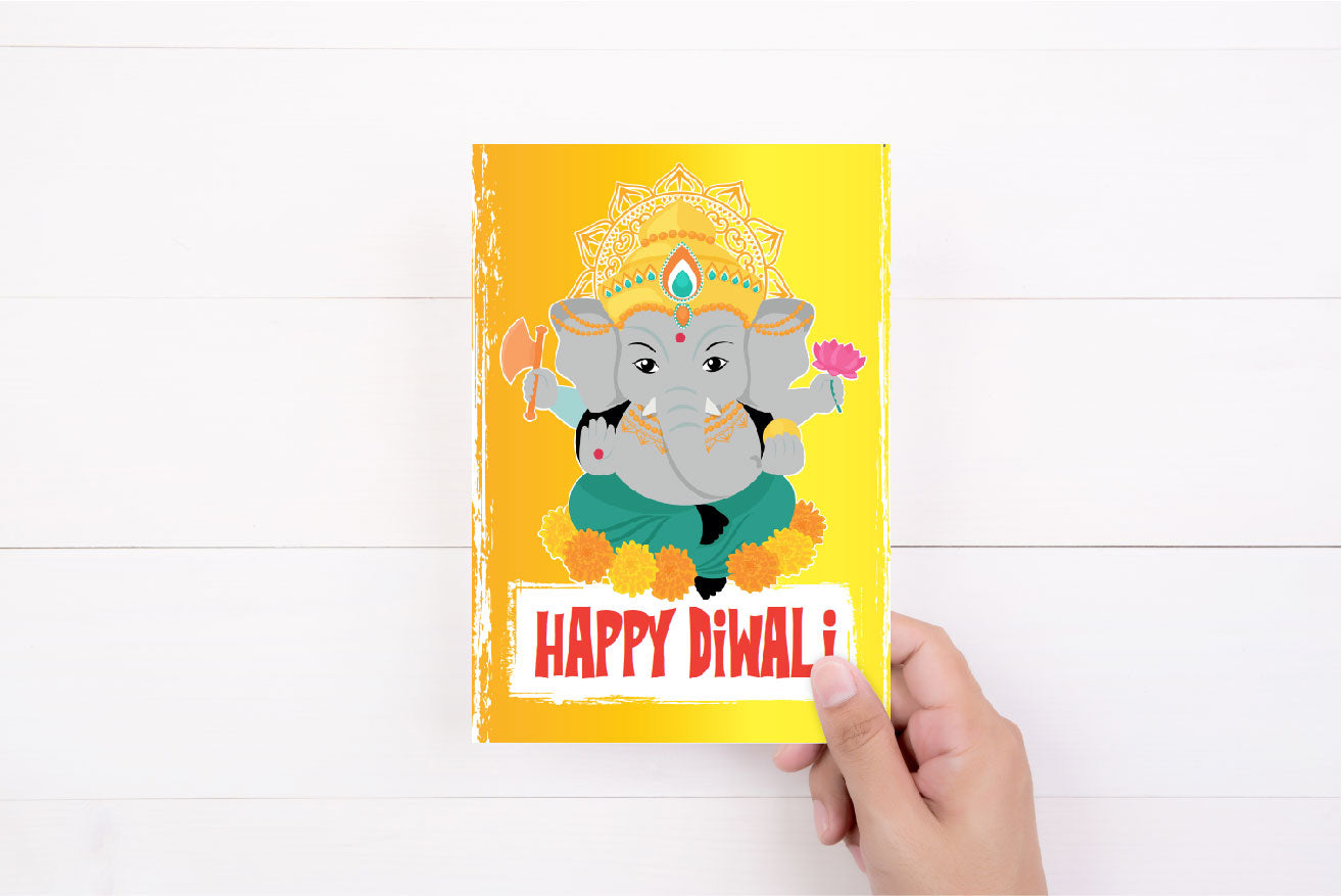 Happy Diwali Greeting Card | Ganesh | Festival of Light