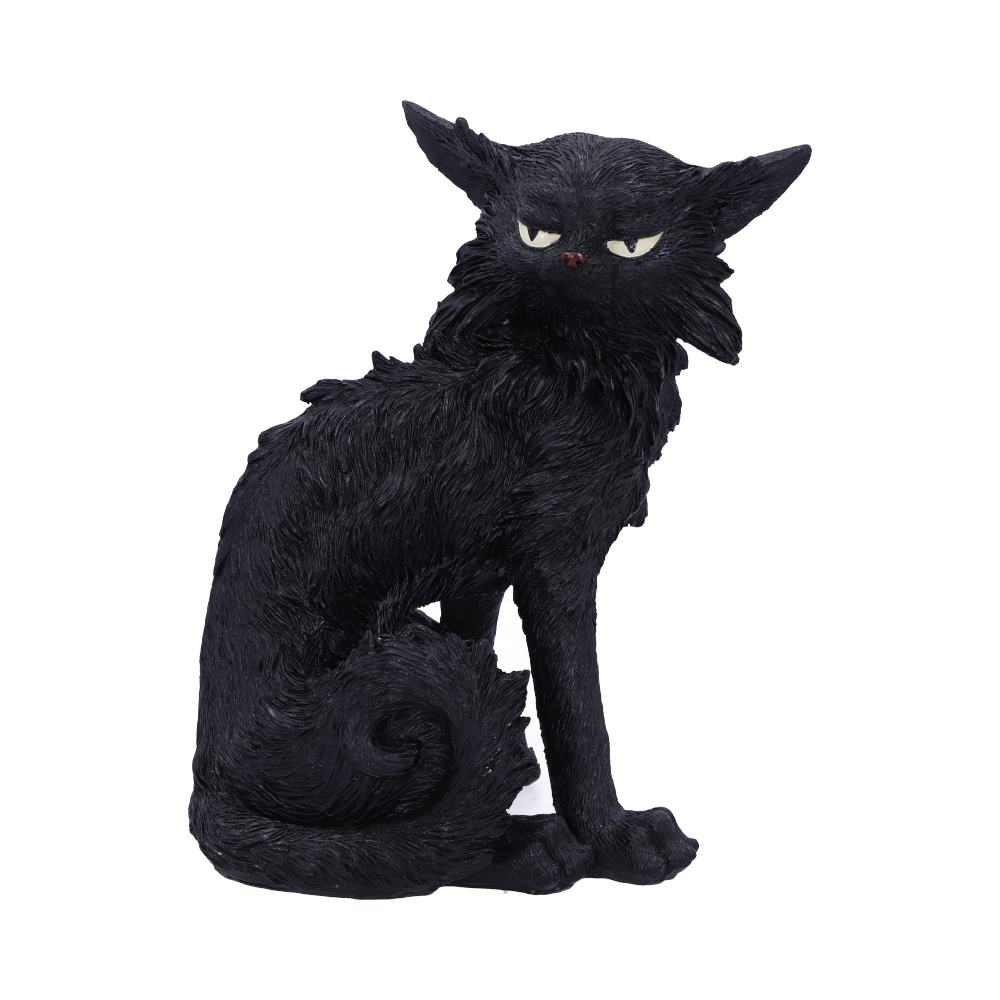 Black Cat Witches Familiar Figure Salem | Two Sizes | Nemesis | Goth Decor | Familiar