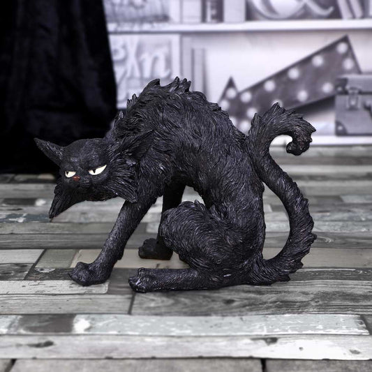 Witches Familiar Cat Spite Figurine | Two Sizes | Goth Decor | Guardian | Collectable