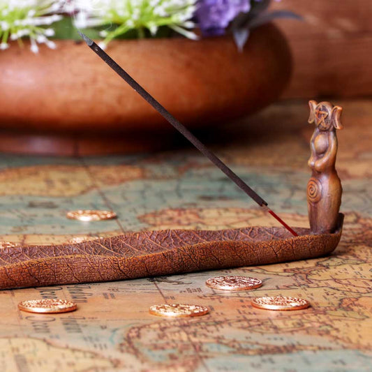 Triple Goddess Incense Holder | 24.5cm | Incense Stick Holder | Josh Stick | Home Fragrance