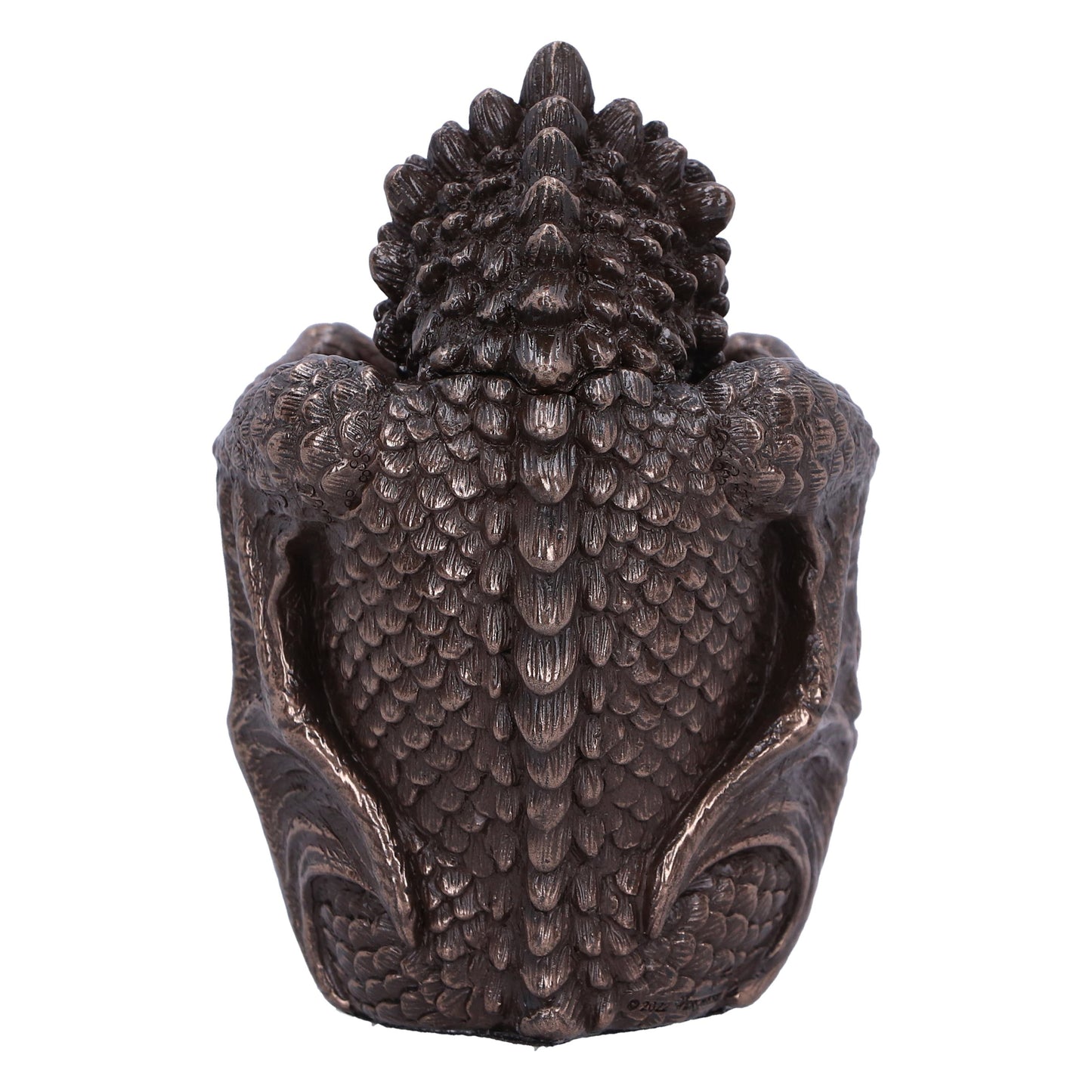 Bronze Dragon Snuggle Box | 9cm | Jewellery Box | Keepsake Box | Goth Decor
