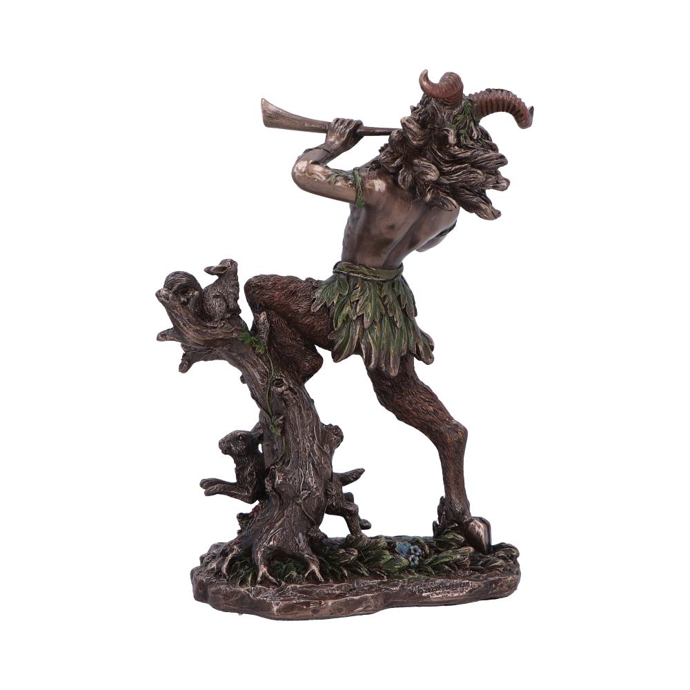Satyr Nature Spirit Bronze Figurine | 21.5 cm | Greek Mythology | Druid