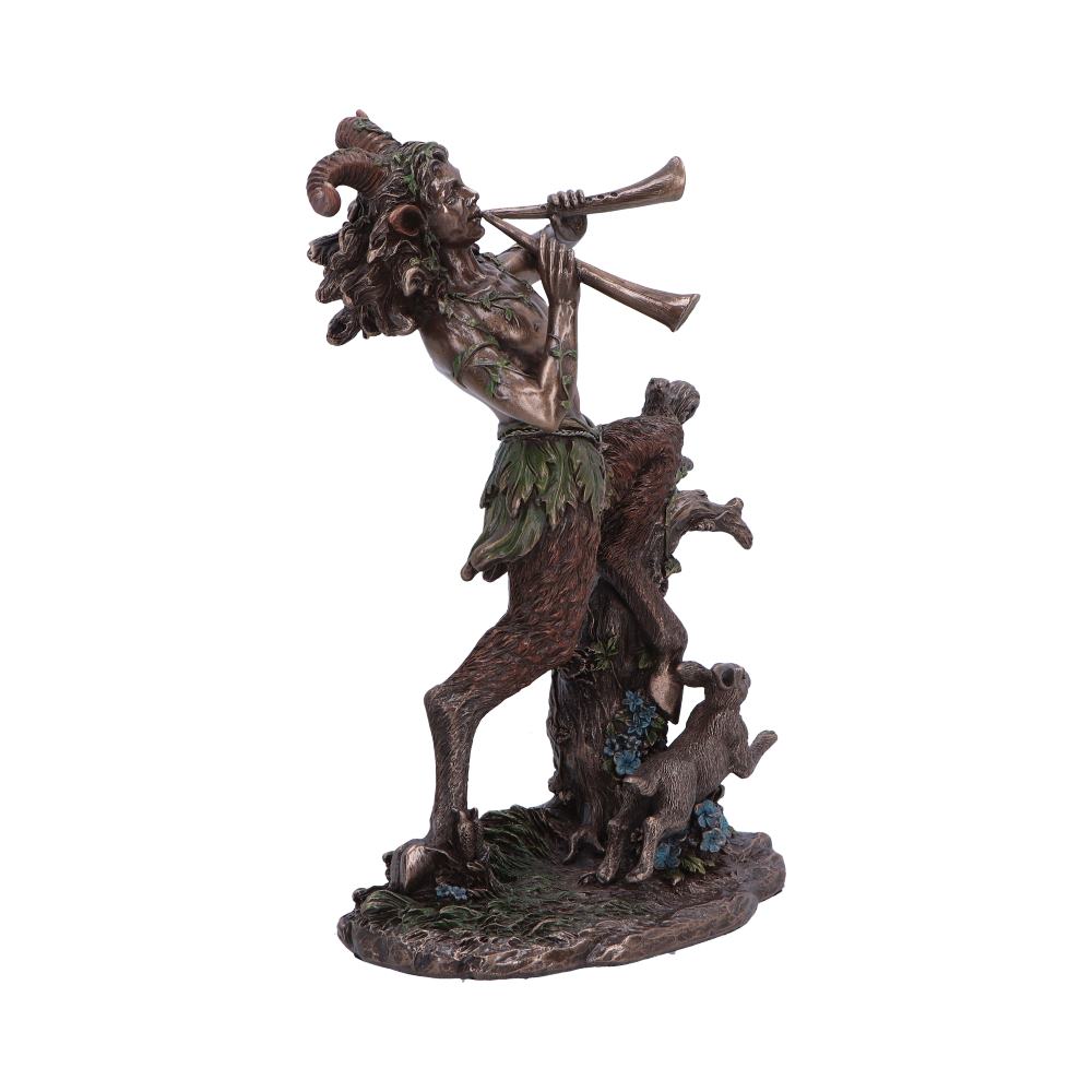 Satyr Nature Spirit Bronze Figurine | 21.5 cm | Greek Mythology | Druid