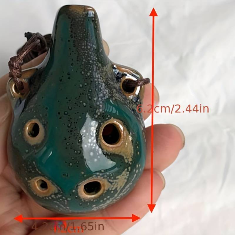 Ceramic Flute | 6 Holes | Instrument| Ancient Fife Flute