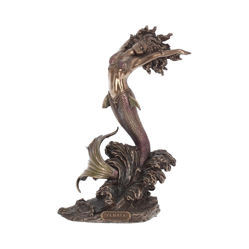 Yemaya Goddess of Water | Figurine Bronze Mermaid Ocean Ornament | 27cm | Nemesis Now