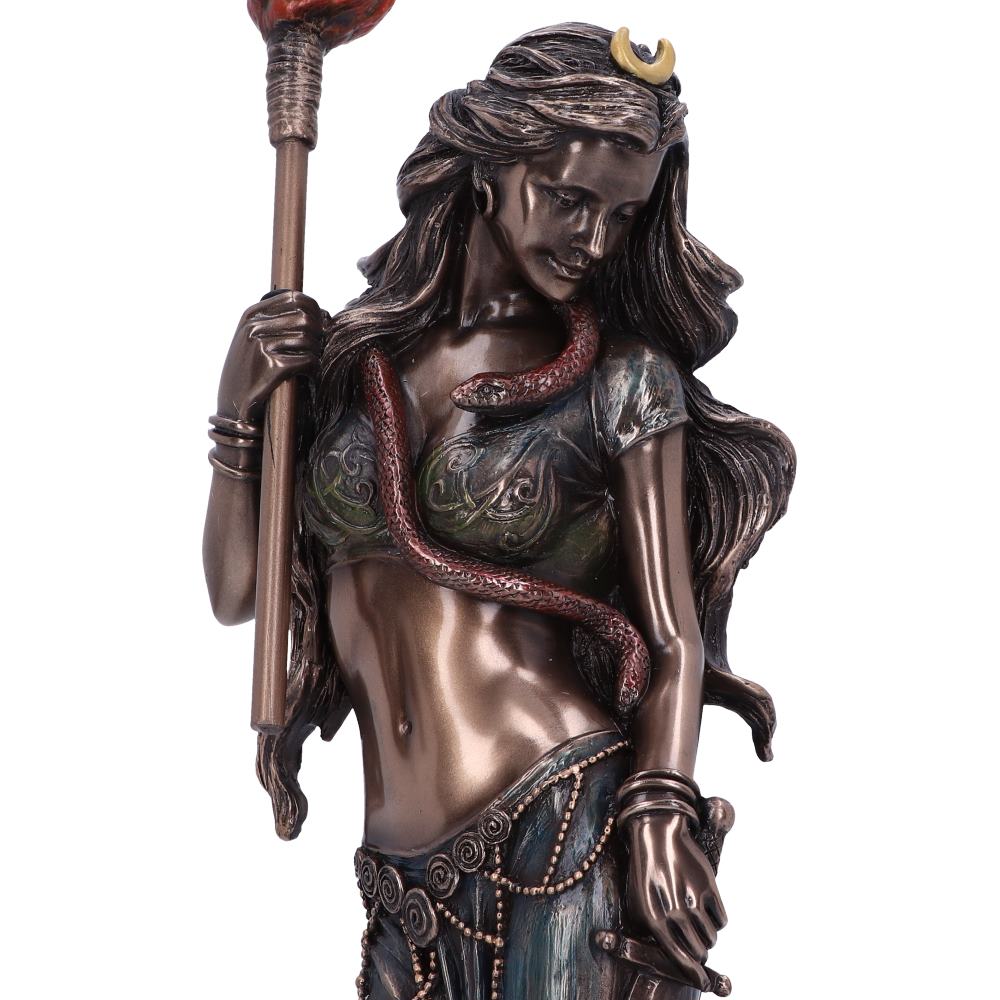 Hecate Moon Goddess | 34cm | Bronze Mythological Hekate | Greek Goddess | Greek Mythology