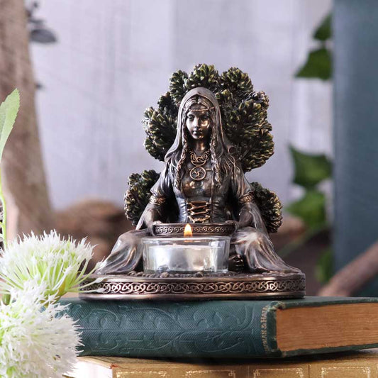 Danu Tealight Holder | Irish goddess Candle Holder | Celtic Mythology