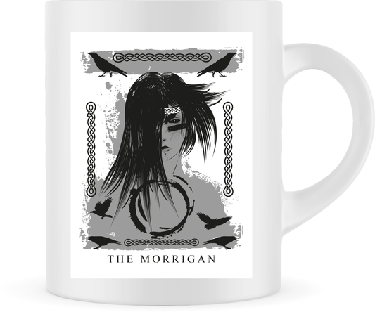 Morrigan Mug | Coffee Mug | Celtic Mythology | Triple goddess | Goddess of War
