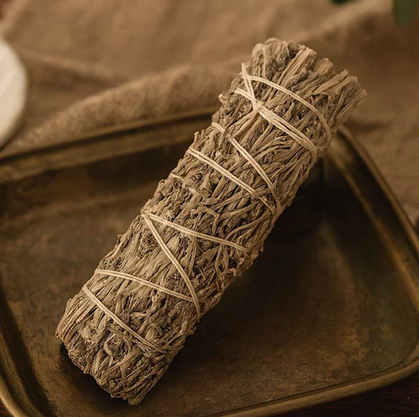 Mugwort Cleansing Stick | 4 inch |  Handmade Herbal Stick for Clarity and Protection