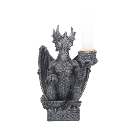 Light Keeper Dragon Candle Holder | 15cm | Goth Decoration | Cottagecore