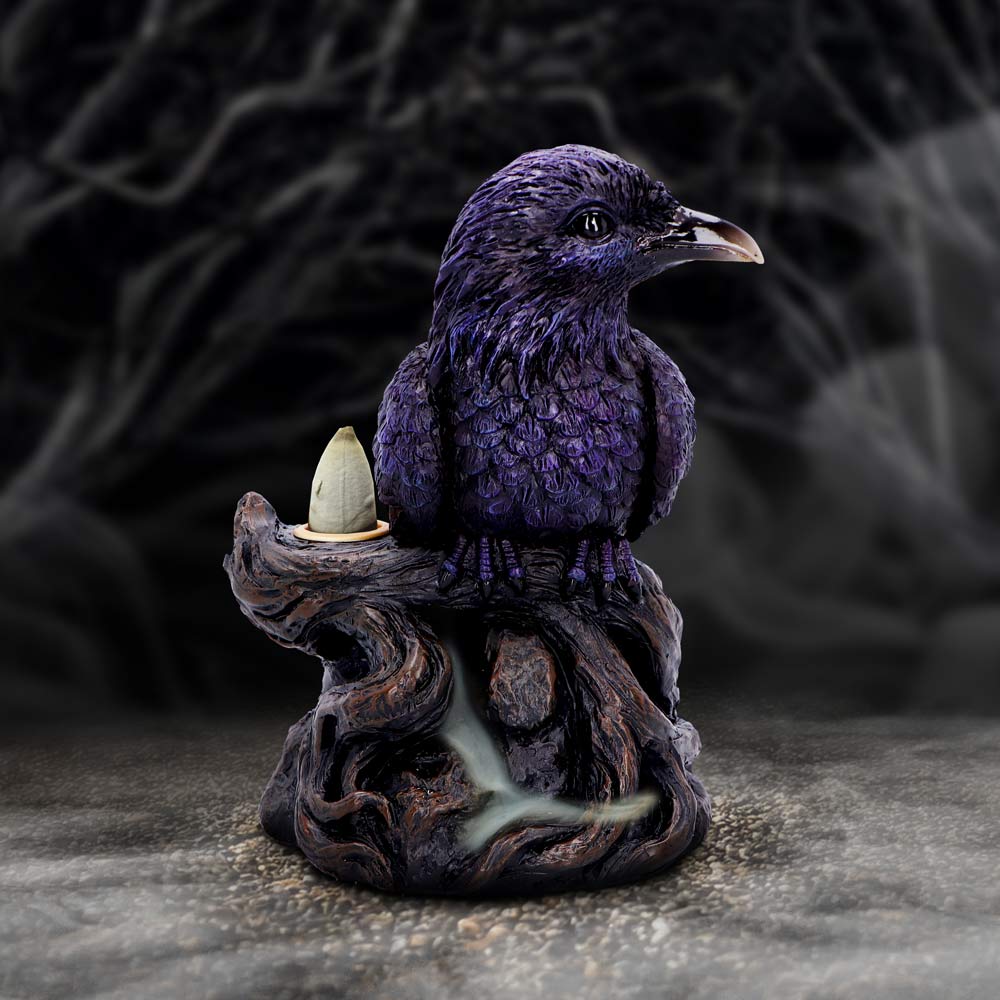 Raven Roost Backflow Incense Burner | Home Fragrance | Goth Decor