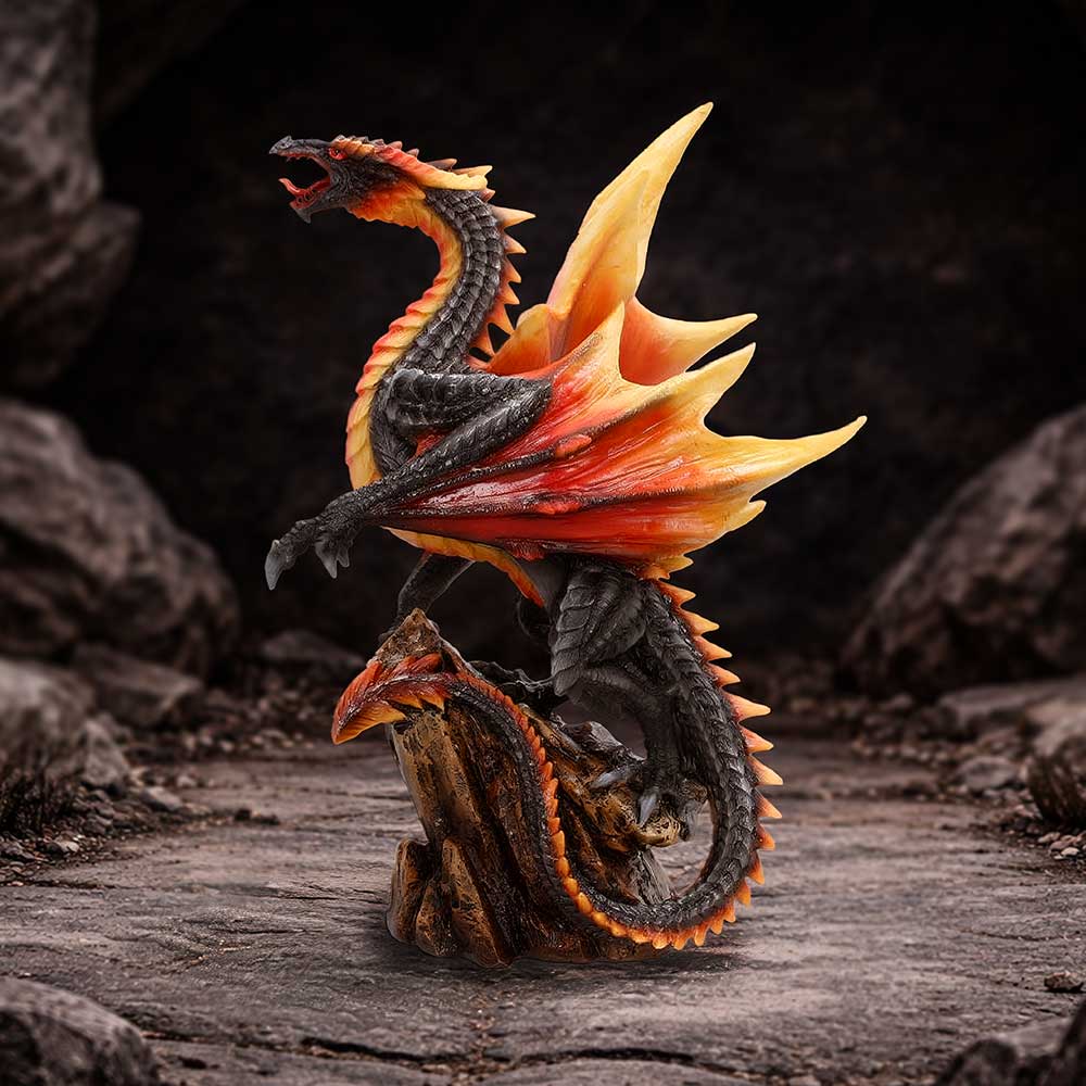 Obsidian Inferno Dragon | Collectable  Figurine | 23.7cm | Nemesis Now